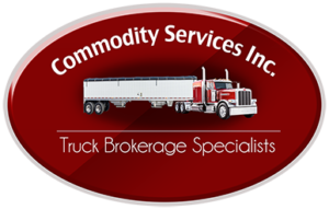 Commodity Services Truck Brokerage Specialists Logo